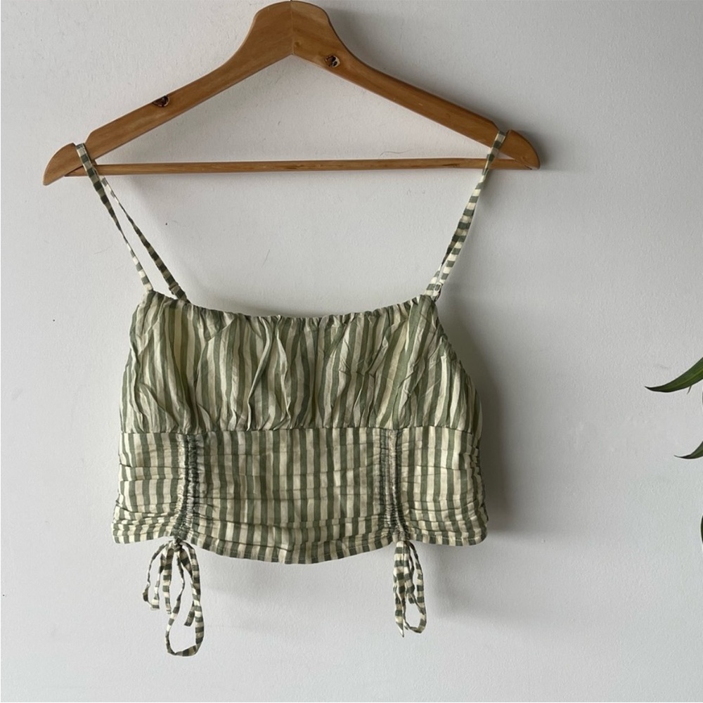 Urban Outfitters Striped Tassel Croptop